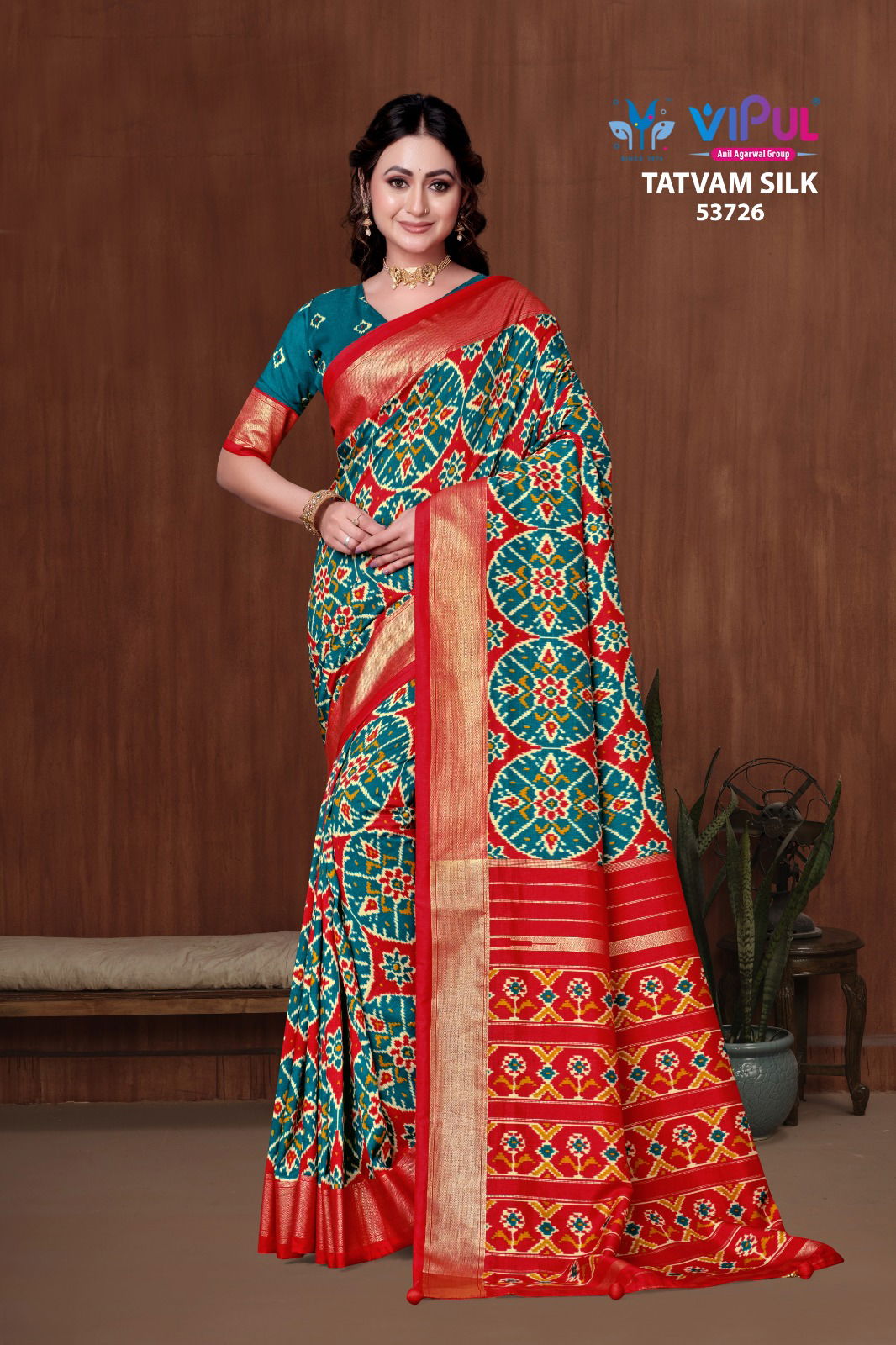 Tatvam Silk Vol 1 By Vipul Fancy Wholesale Saree Suppliers In Mumbai